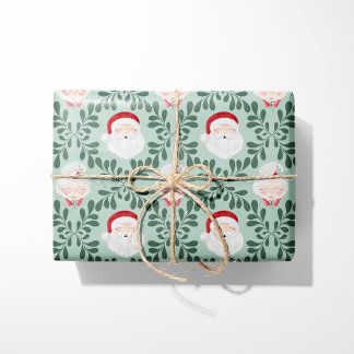 Mint Mr. & Mrs. Claus julpapper