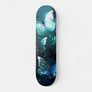 Mint Nattfjärilar Mini Skateboard Bräda 18,5 Cm