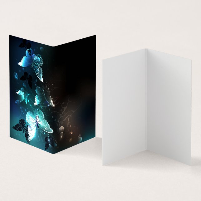 Mint Nattfjärilar Visitkort (In- och utsida)