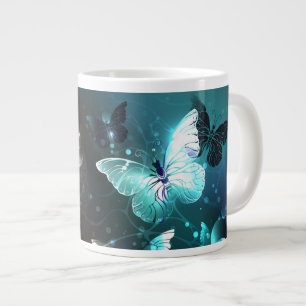 Mint Night Butterflies Jumbo Mugg