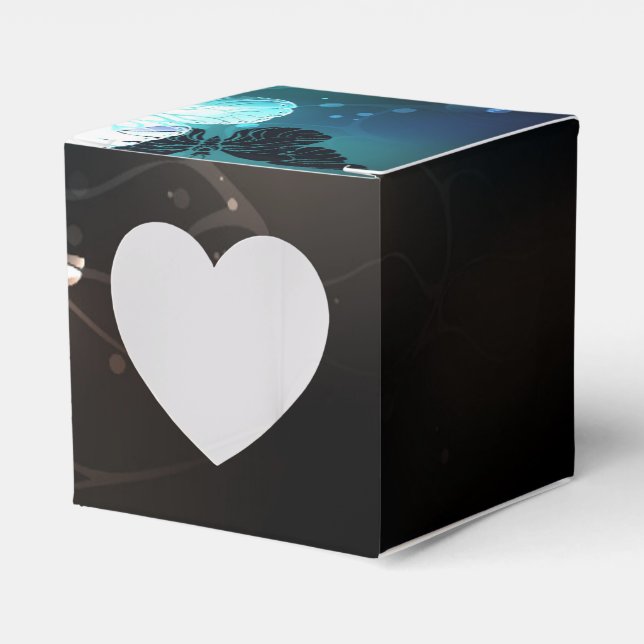 Mint Night Butterflies Presentaskar (Framsidan Sidan)