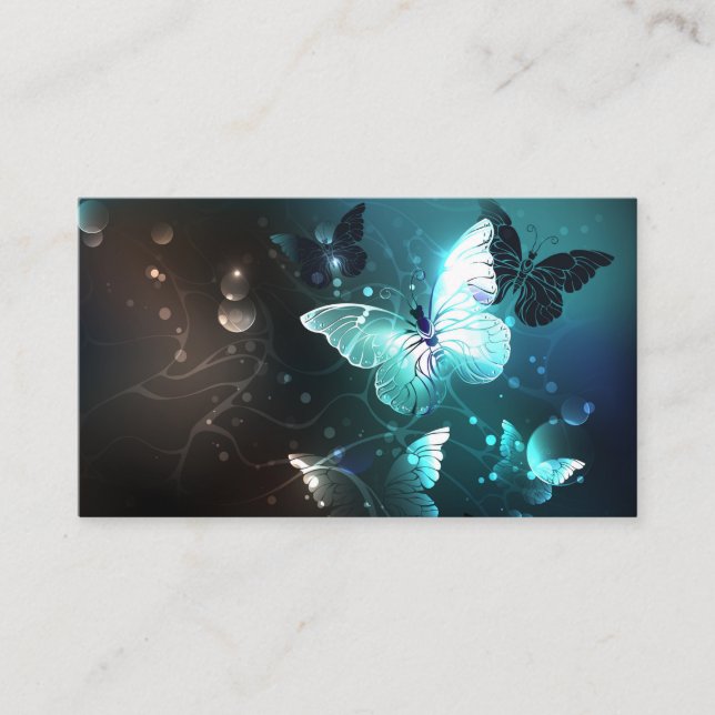 Mint Night Butterflies Rådkort (Framsida)