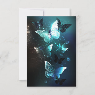 Mint Night Butterflies Spara Datumet