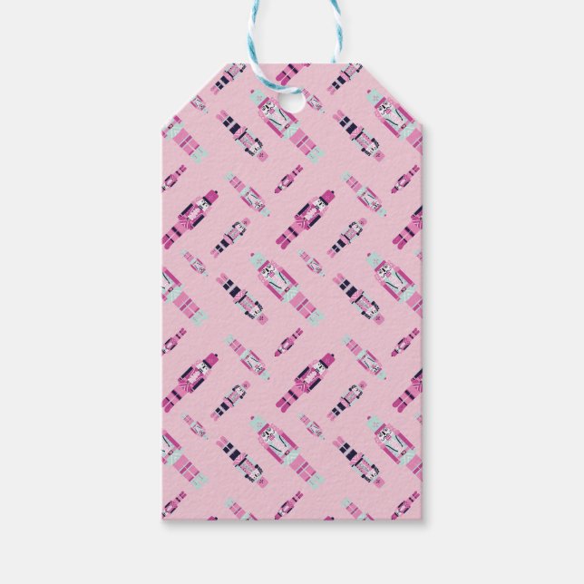 Mint Nutcracker Parad Gift Märkre Presentetikett (Framsidan)