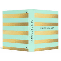 Mint- och guldpersonliglimbindning