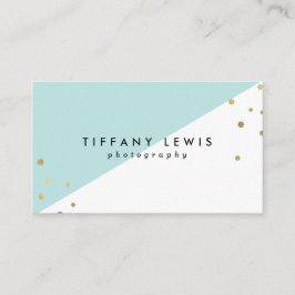 Mint- och guldvisitkortar visitkort