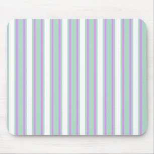 Mint och lilac candy rand musmatta