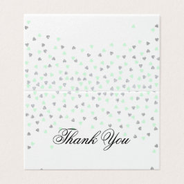 Mint och Tack-kort Kort