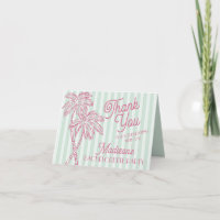 Mint Palm Springs Pastel Beach Tack-kort