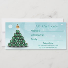 Mint Pastel Gift-kort för god jul Bollar