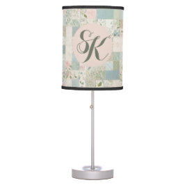 Mint Patchwork Monogram