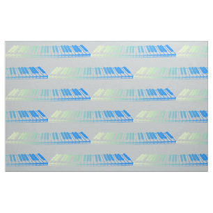 Mint Piano Nycklar Fabric Tyg