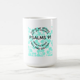 Mint psaltar 91 blomma  kaffemugg
