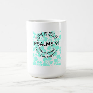 Mint psaltar 91 blomma kaffemugg