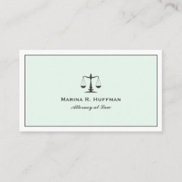 Mint Ram Attorney Justice Professionell Visitkort