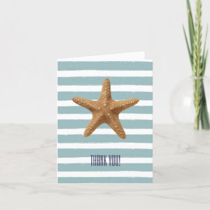 Mint Rand Nautical Starfish Beach Tack Kort