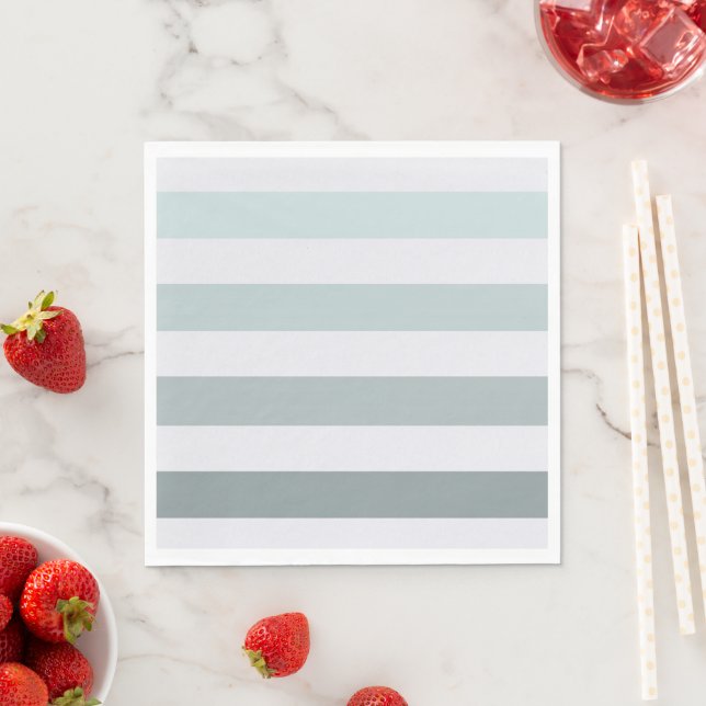 Mint Rand Ombre Pappersservett (Insitu)