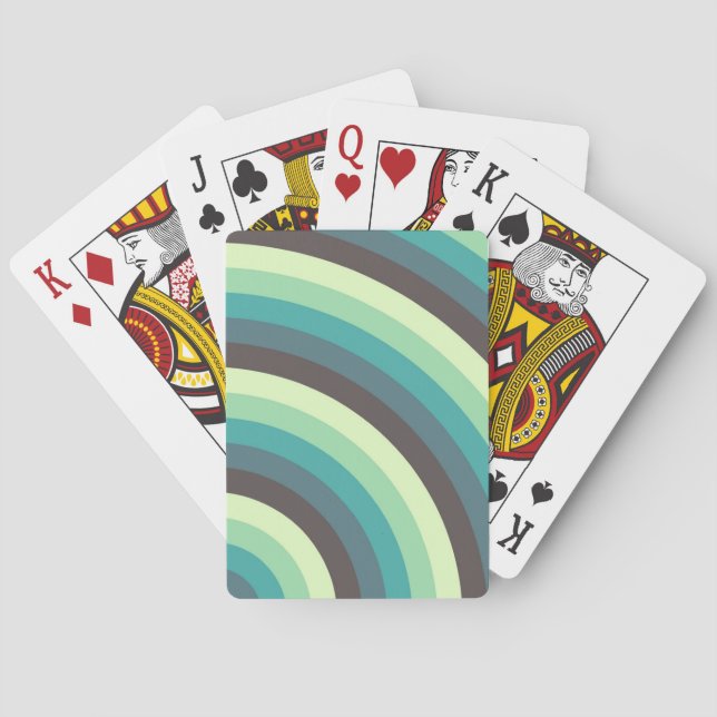 Mint Ripple Fade Casinokort (Baksidan)