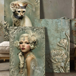 Mint Sage Allure Roaring 20's Matching Set