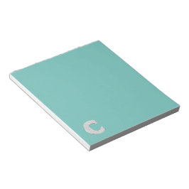 Mint Silver Brev C Anteckningsblock