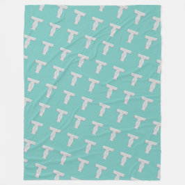 Mint Silver Brev T Fleecefilt