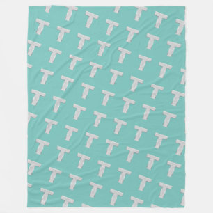 Mint Silver Brev T Fleecefilt