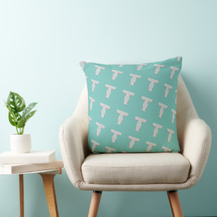 Mint Silver Brev T Kudde