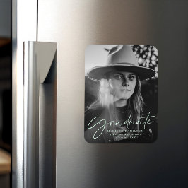 Mint Snyggt Script Studenten annons Photo Magnet