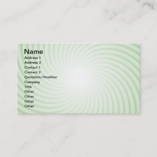 Mint Spiral Visitkort