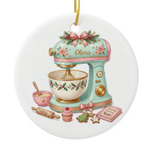 Mint Stående Mixer Bagare Anpassad Jul Ornament
