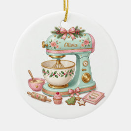Mint Stående Mixer Bagare Anpassad Jul Ornament