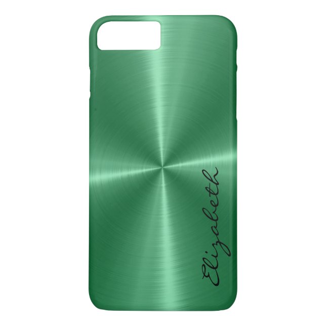 Mint Stainless Steel Metall utseende Case-Mate iPhone Skal (Baksida)