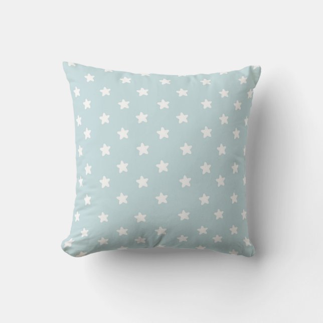 Mint & Stars Kudde (Framsida)