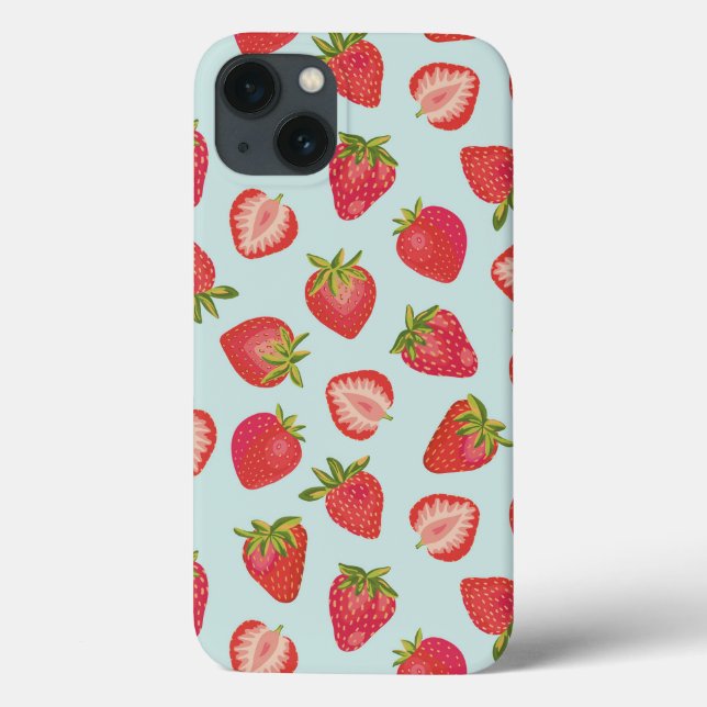 Mint Strawberry iphone case (Baksida)