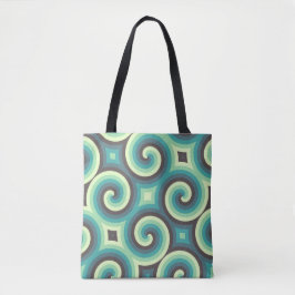 Mint Swirl Mosaic Tygkasse