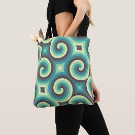 Mint Swirl Mosaic Tygkasse