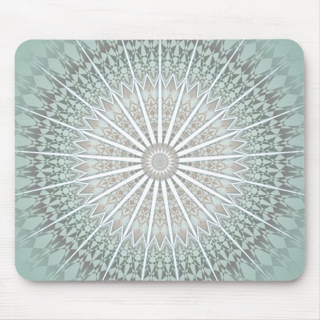 Mint Taupe Mandala Musmatta (Framsidan)