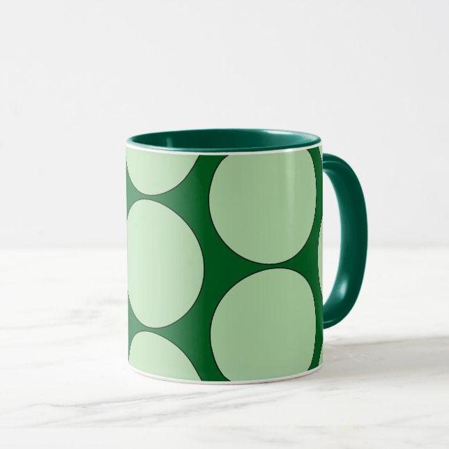 "MINT-TEA" POP-ART 11 OZ. KAFFEKOPP  (Framsida höger)