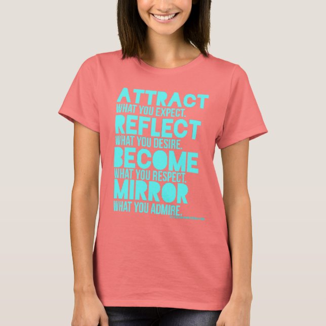 ​ "mint" till ATTRACT - Kvinnors muskelskirt Tee (Framsida)