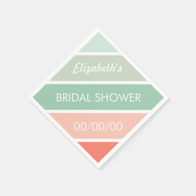 Mint till korallmöhippaservetter pappersservett (Hörn)