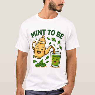Mint to Be – Funny Moroccan Tea Cartoon T Shirt