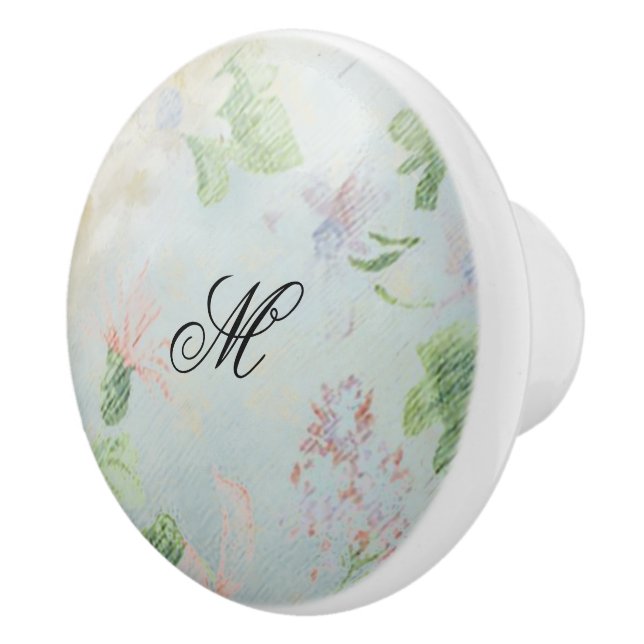 "Mint to be" keramiskt dörrknapp Knopp (Höger)