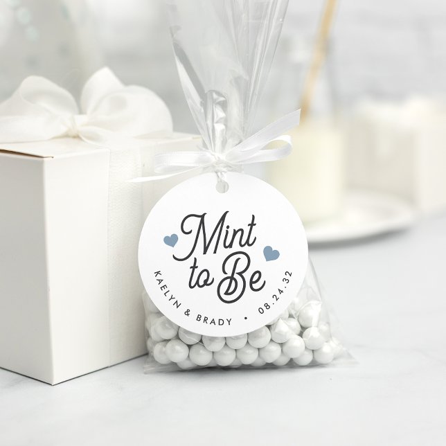 Mint to BE Personlig Bröllop Gåvor Etiketter (Skapare uppladdad)