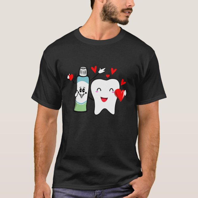 Mint to be Toothpaste Dentist Funny Valentines day T Shirt (Framsida)