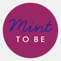 Mint to BE Welcome Bag or Favor Fäker