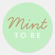 Mint to BE Welcome Bag or Favor Fäker