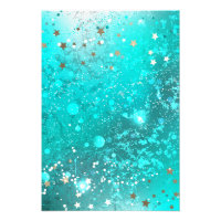 Mint Turcos Foil Background