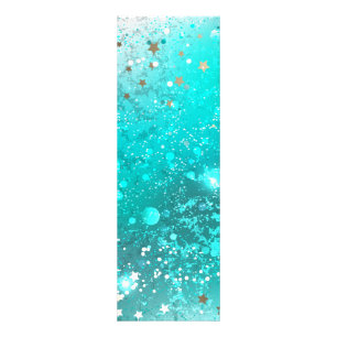 Mint Turcos Foil Background Fototryck