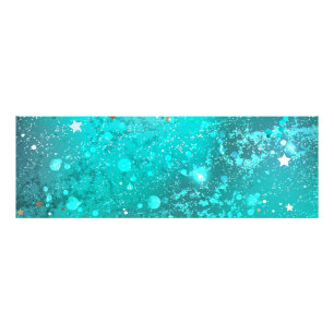 Mint Turcos Foil Background Fototryck