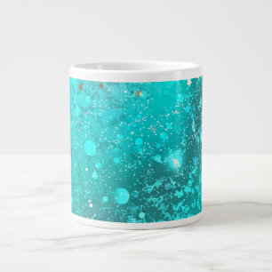 Mint Turcos Foil Background Jumbo Mugg